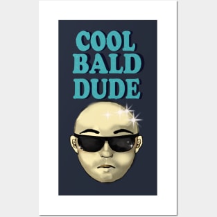 Cool bald dude Posters and Art